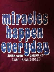 Miracles happen everyday