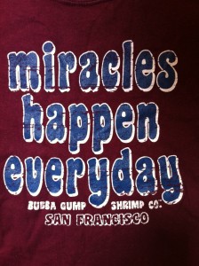 Miracles happen everyday
