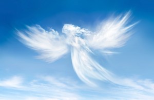 message ciel ange nuage